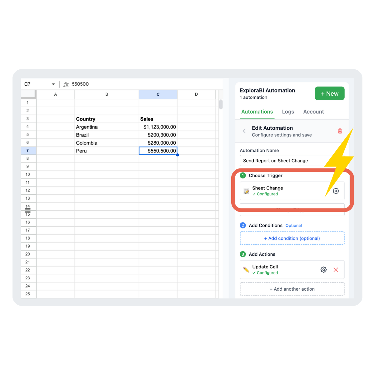 ExploraBI Automation